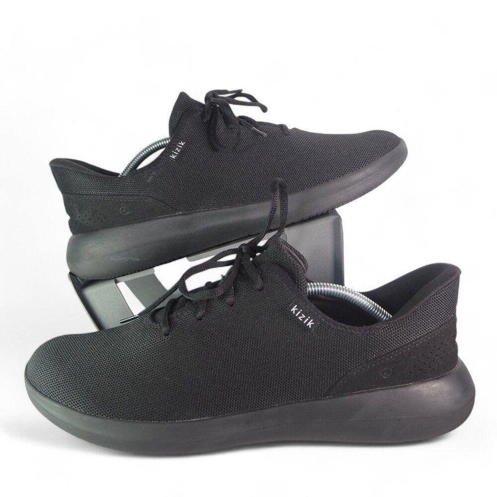 Kizik Madrid Eco Knit Hands Free Sneakers Blackout (Black) Men's 13